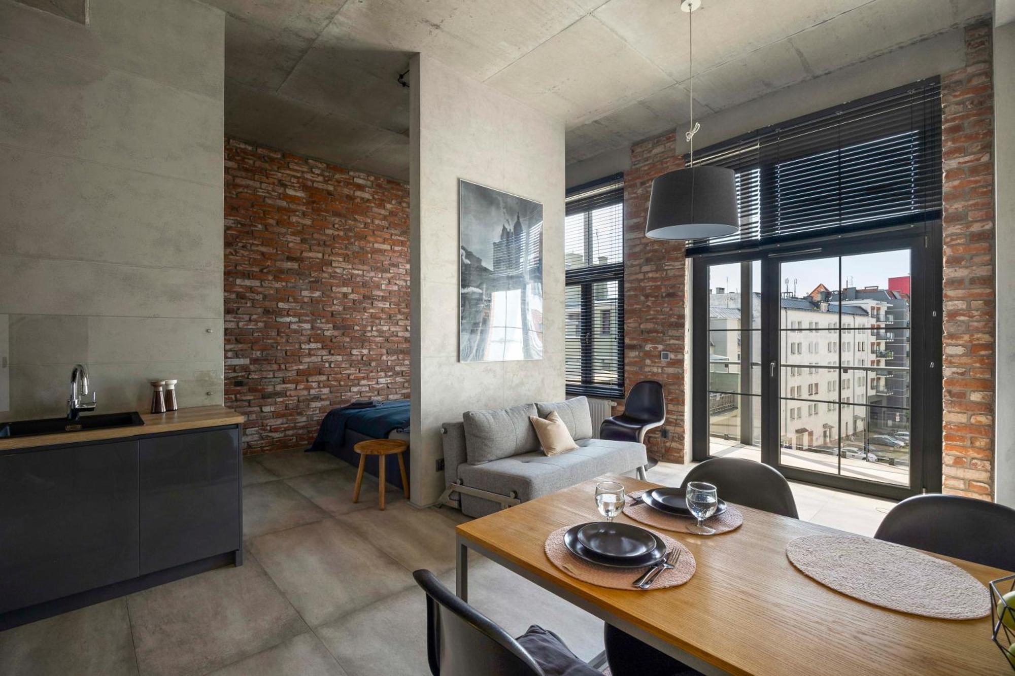 Brooklyn Loft Apartment - Old Town, Free Parking Вроцлав Экстерьер фото